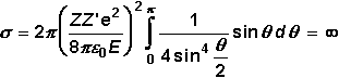 Das Integral divergiert